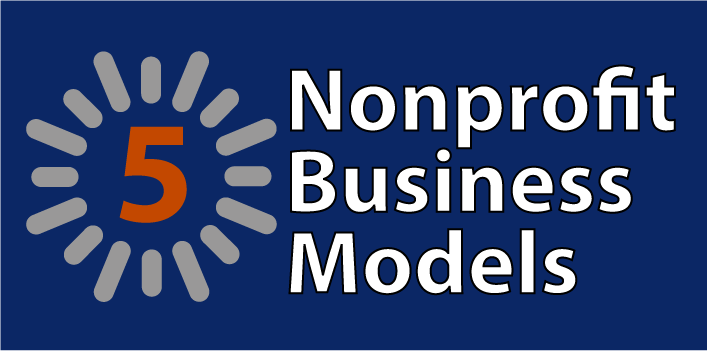 5 Nonprofit Business Models graphic